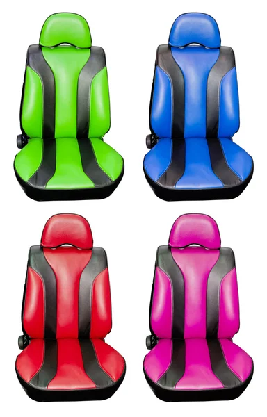 Leather car seats — Stock Photo, Image