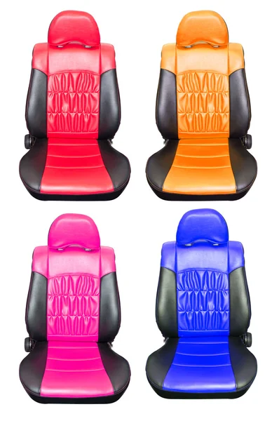 Leather car seats — Stock Photo, Image