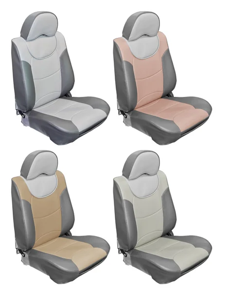 Leather car seats — Stock Photo, Image