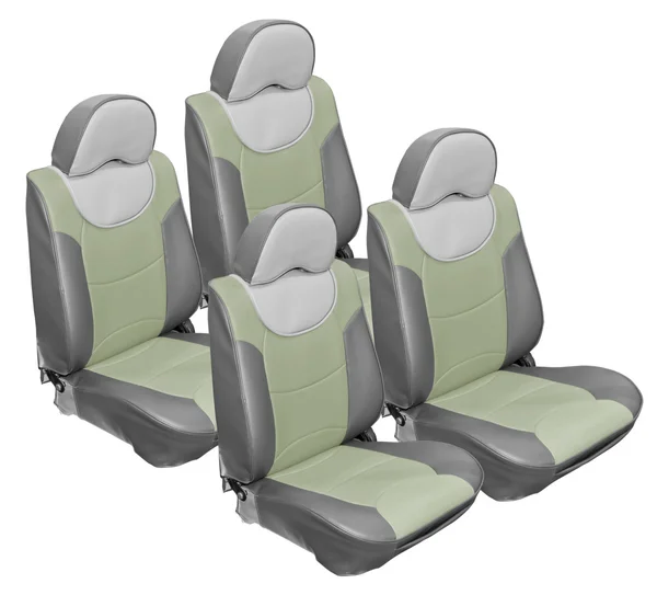 Leather car seats — Stock Photo, Image