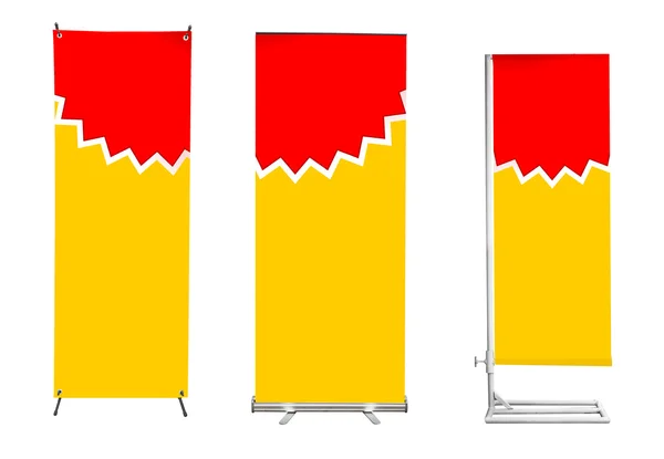 배너 스탠드 표시 — 스톡 사진