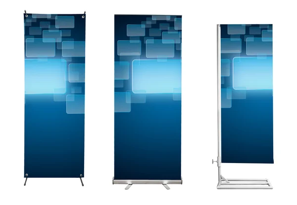 Banner stand displays — Stock Photo, Image