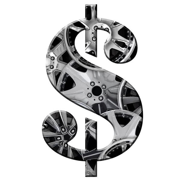 Dollar symbol patterned — Stock Photo, Image