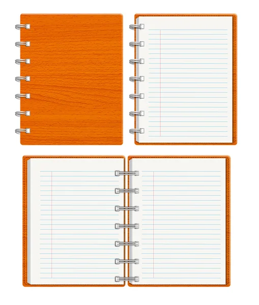 Plantillas de cuaderno en blanco — Foto de Stock