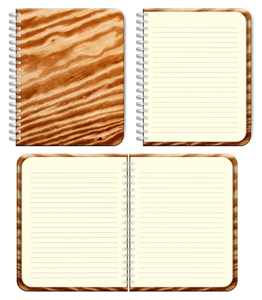 Plantillas de cuaderno en blanco — Foto de Stock