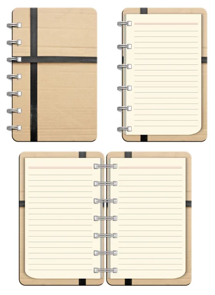 Plantillas de cuaderno en blanco — Foto de Stock