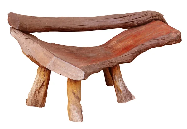 Rough timber chair — Stock Photo, Image