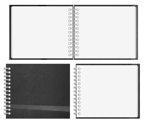 Modelos de caderno em branco — Fotografia de Stock