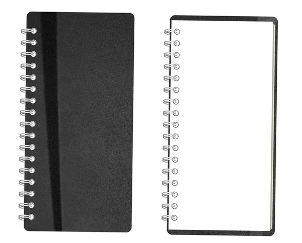 空白のノートブック テンプレート — ストック写真