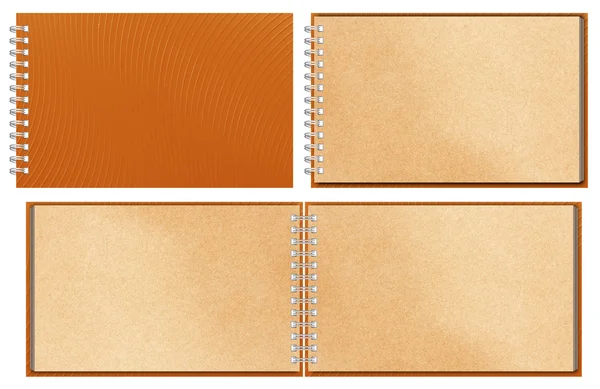 Blank notebook templates — Stock Photo, Image