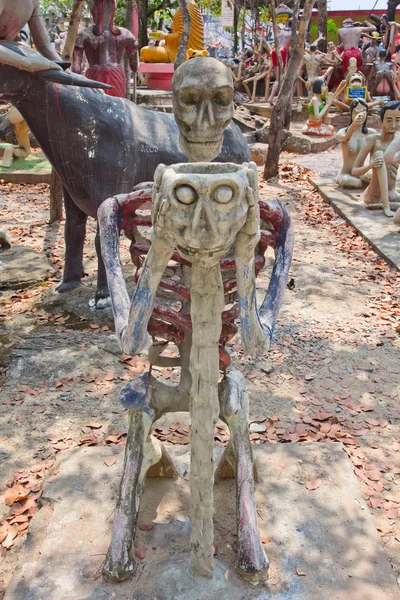 Hrůzné buddhistické sochy — Stock fotografie