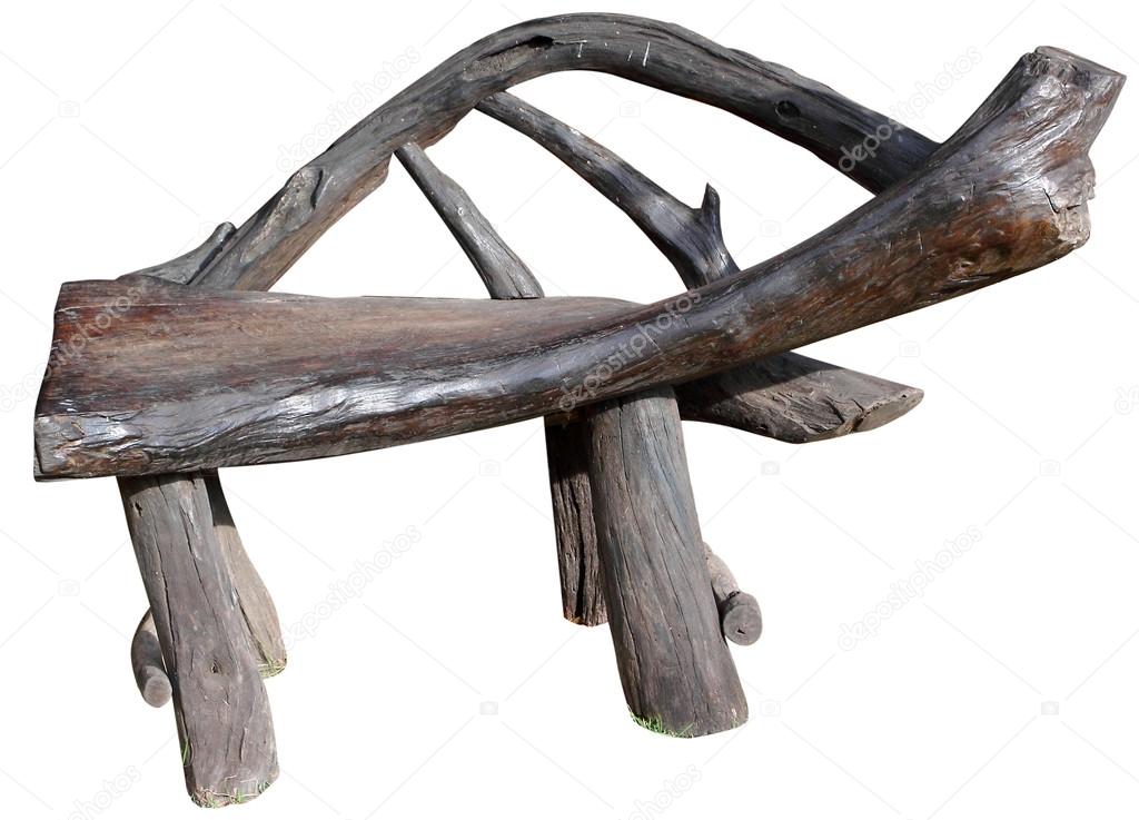 Rough timber chair