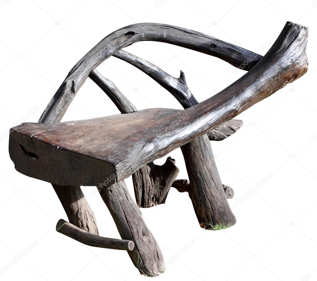 Rough timber chair