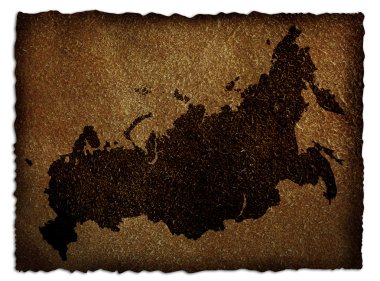 Rusya harita üzerinde deri