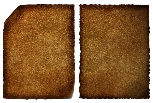 Pergaminy brązowy skórzany — Zdjęcie stockowe
