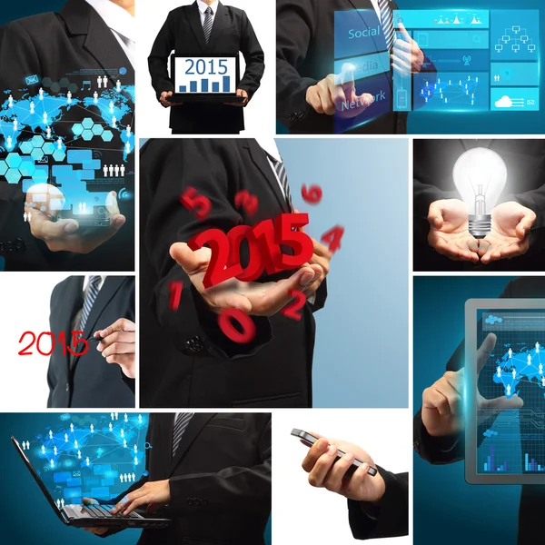 2015 business success concept — Stock Photo, Image