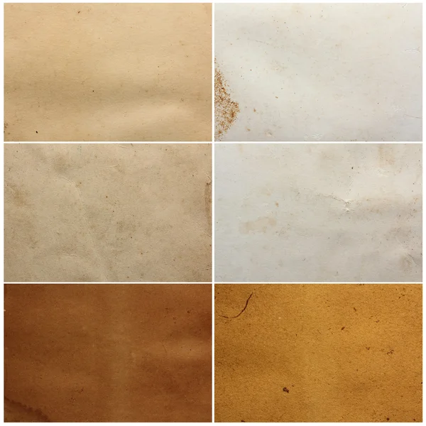 Rozmanité papíru textury — Stock fotografie