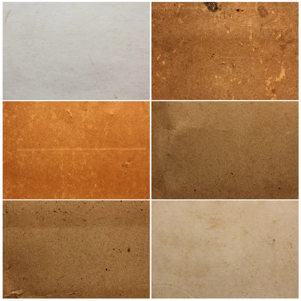 Assorted paper textures — Stock Photo, Image