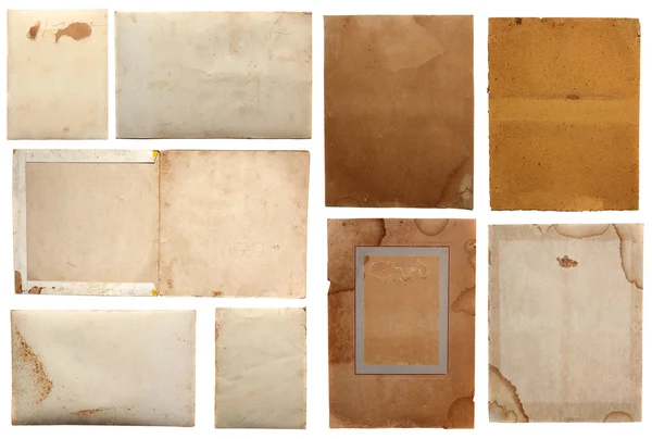 Assorted paper textures — Stock Photo, Image