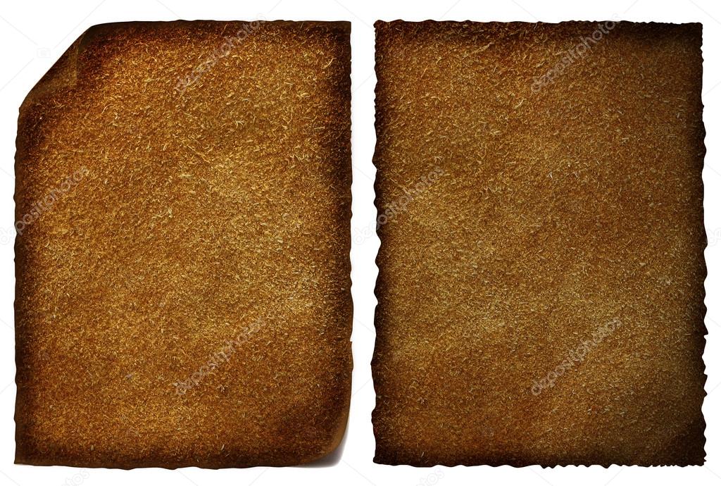 Brown leather parchments — Stock Photo © koydesign 61308181