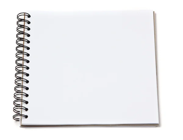 Cuaderno abierto en blanco —  Fotos de Stock
