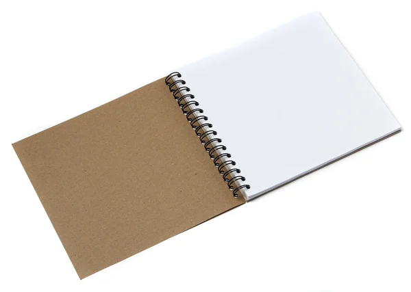Cuaderno abierto en blanco —  Fotos de Stock
