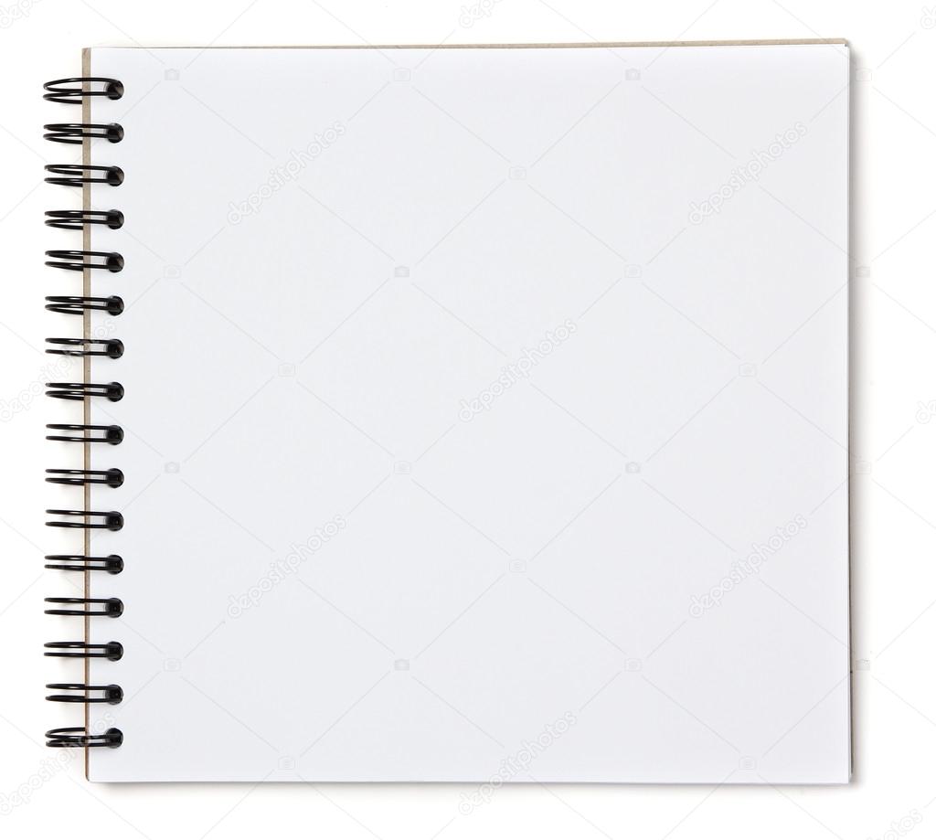 Open blank notebook Stock Photo by ©visualisty 82535172