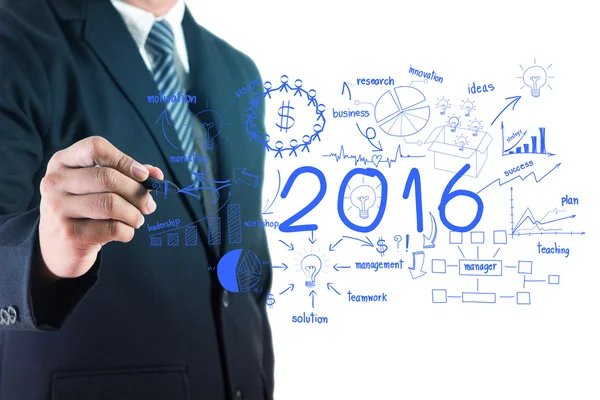 Business 2016 concetto di successo — Foto Stock