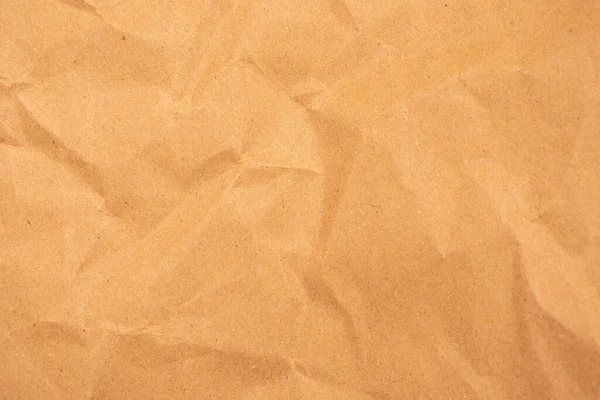 Kahverengi Kümelenmiş Kağıt Dokusu Arka Plan Kraft Kağıt Yatay Kağıt — Stok fotoğraf
