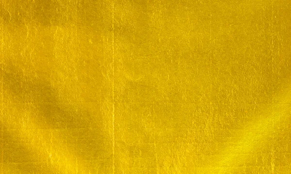Χρυσό Φύλλο Χαρτιού Υφή Φόντο Γυαλιστερό Φύλλο Πολυτελείας Οριζόντια Μοναδικό — Φωτογραφία Αρχείου