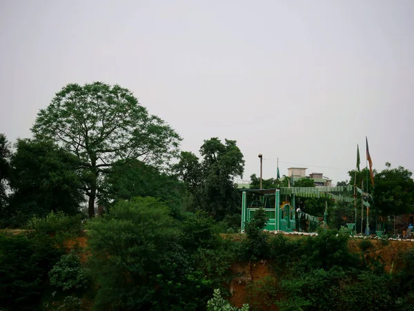 Masjid Para Religión Musulmana Presentado Zona Forestal Fondo Hermoso Natural — Foto de Stock