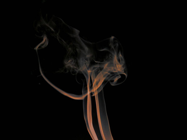 Amazing Smoke center design on black background for commercial use.