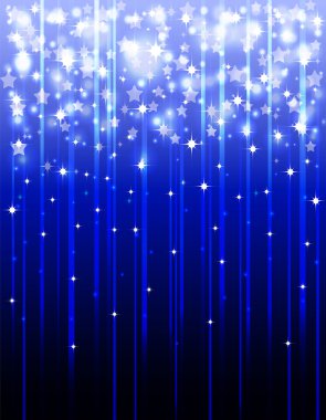 Kayan yıldızlı şenlik arkaplanı .