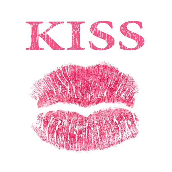 Prawdziwy pocałunek . — Wektor stockowy