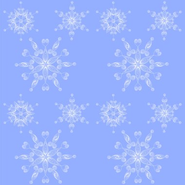 Quilling tekniği kışın arka plan.