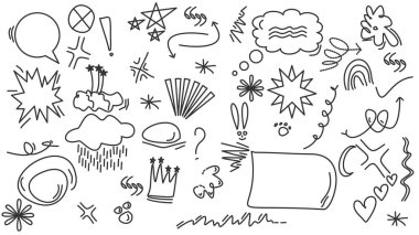 soyut karalama arkaplanı, doku, desen