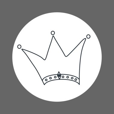 El yazısıyla Crown Logo Simgesi