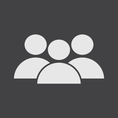 Halk Grubu Simgeleri ayarlandı. Kalabalık İnsanlar Simgeleri