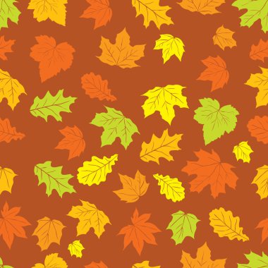 Yapraklı sonbahar arkaplanı