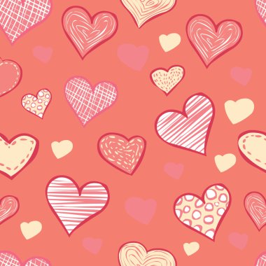 Sevgililer günü seamless modeli.
