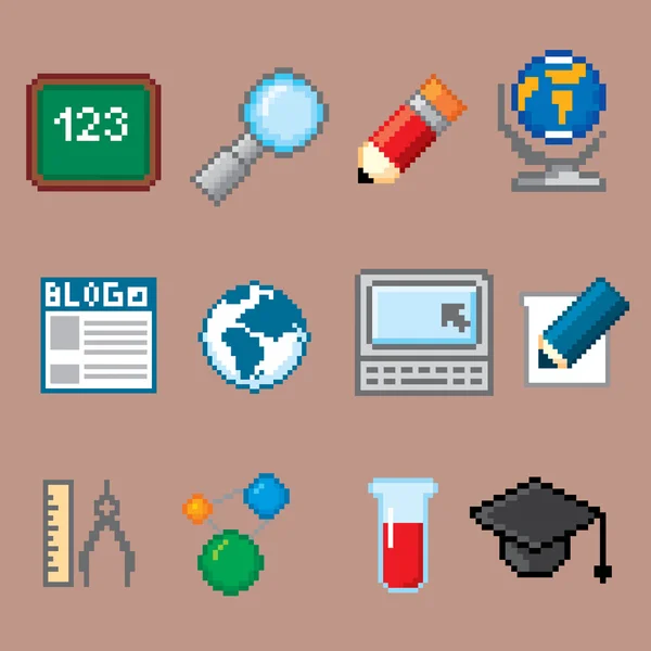 Eğitim ve bilim Icons set