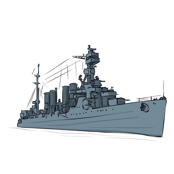 Военный корабль пнг рисунок