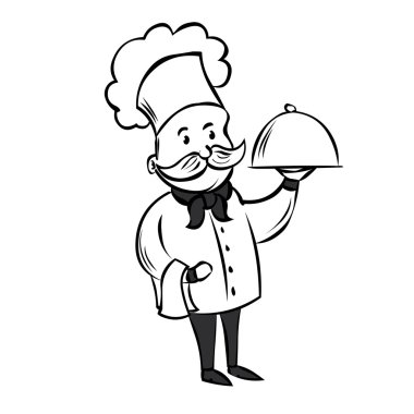 Bıyıklı şirin Şef. 