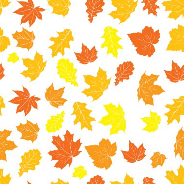 Yapraklı sonbahar arkaplanı