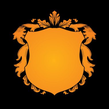 Çizilmiş arması illüstrasyon el