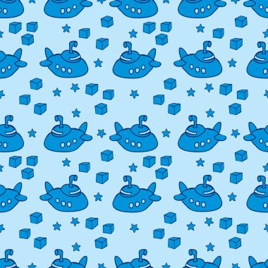 oyuncak denizaltı ile desen