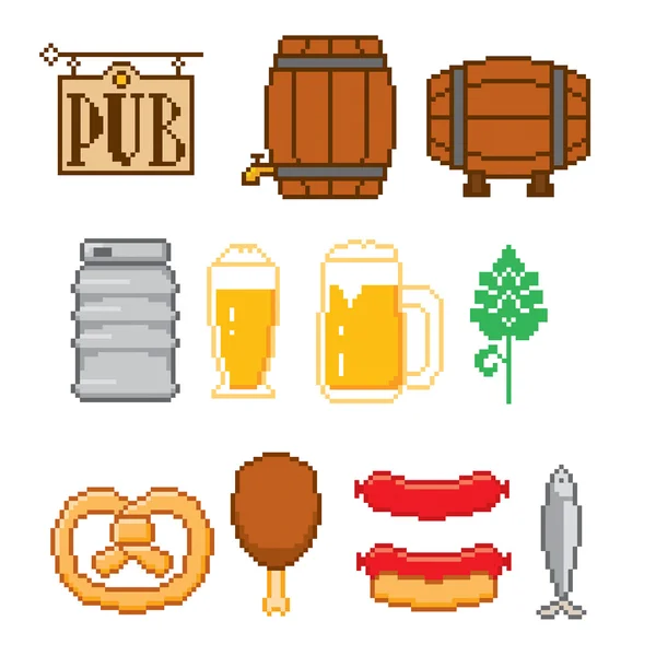 Beer icons set. — Stock Vector