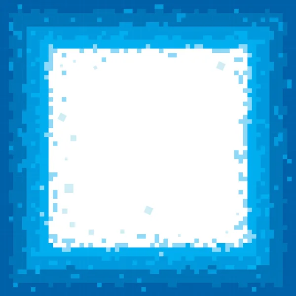 Reihe von bunten Pixel-Bannern — Stockvektor