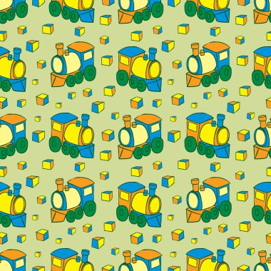 desen oyuncak tren ile