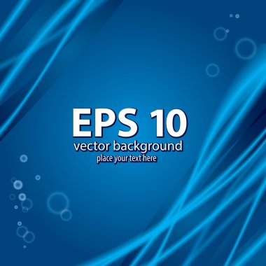 mavi su kabarcıkları kare ile